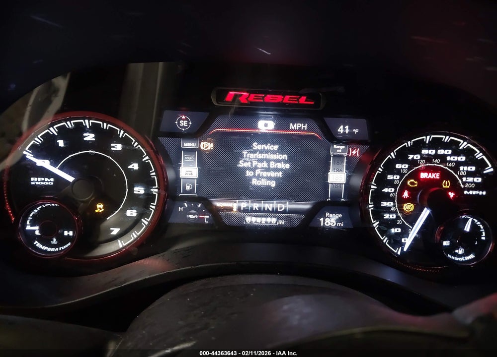 2019 RAM 1500 REBEL  4X4 5'7 BOX VIN: 1C6SRFLT4KN700463