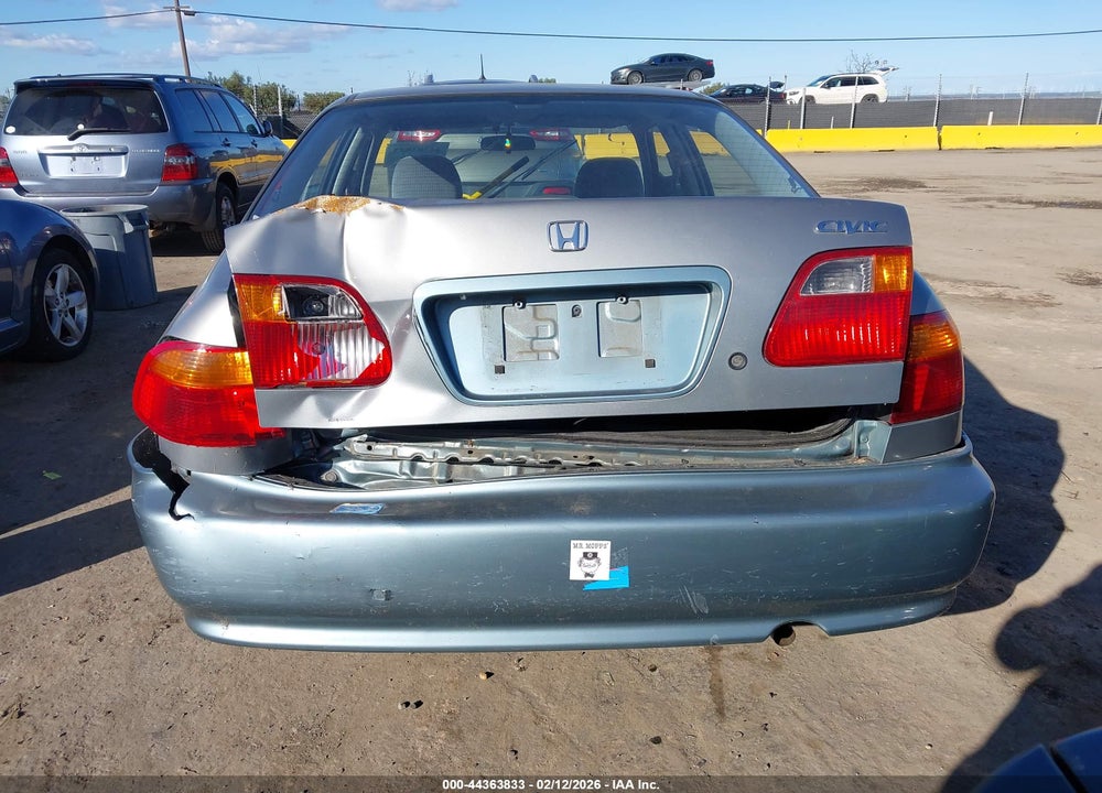 2000 HONDA CIVIC VALUE PACKAGE VIN: 2HGEJ6618YH503354