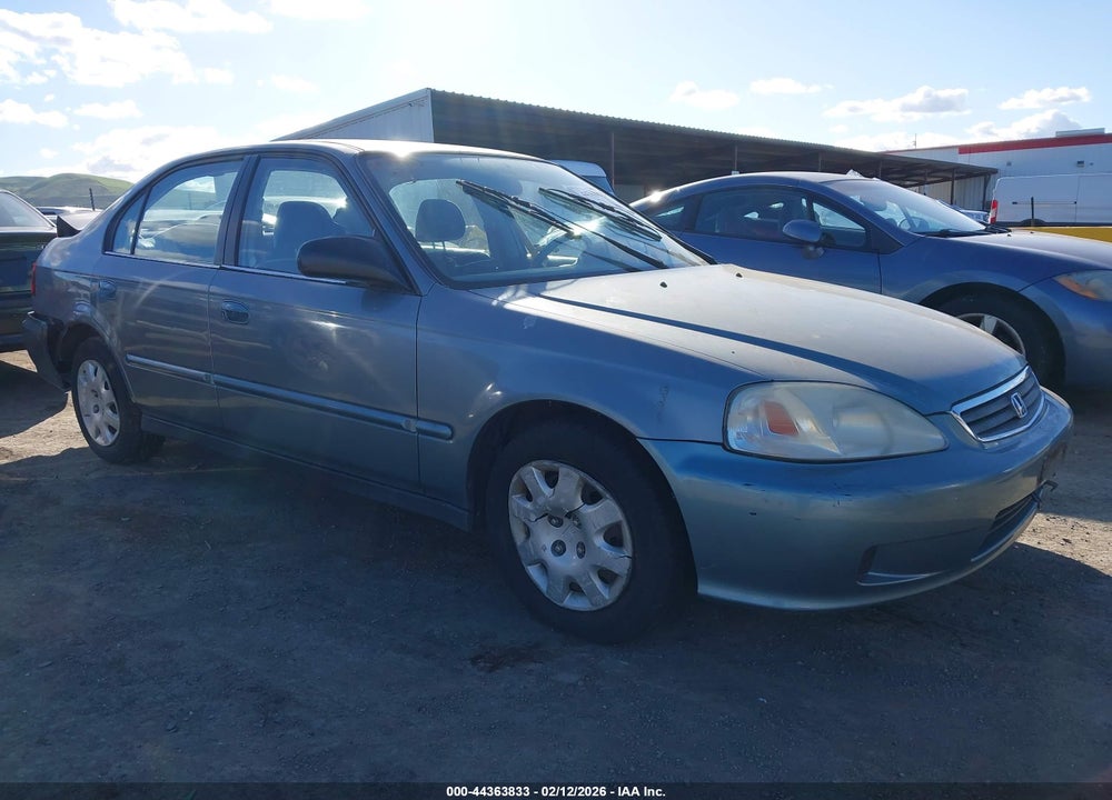 2000 HONDA CIVIC VALUE PACKAGE VIN: 2HGEJ6618YH503354