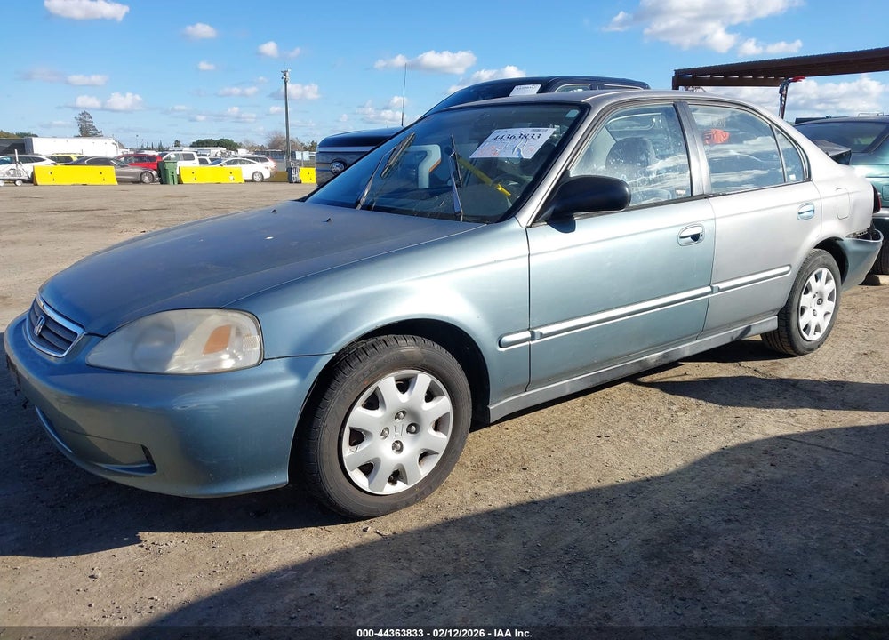 2000 HONDA CIVIC VALUE PACKAGE VIN: 2HGEJ6618YH503354