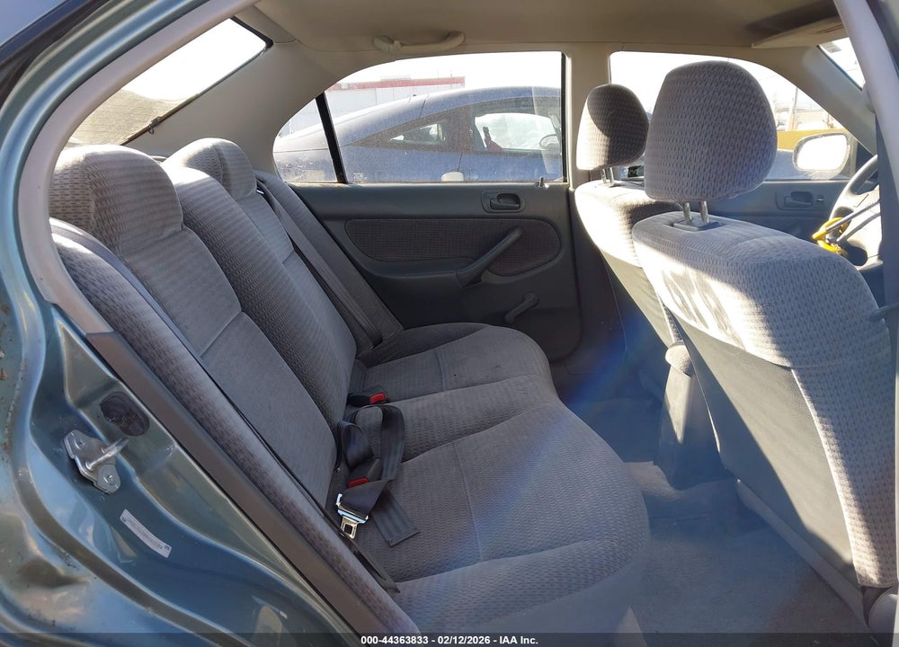 2000 HONDA CIVIC VALUE PACKAGE VIN: 2HGEJ6618YH503354