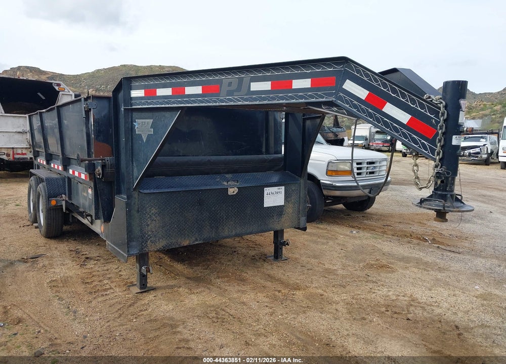 2015 PJ TRAILERS DUMP TRAILER VIN: 4P5DL1424F1234662