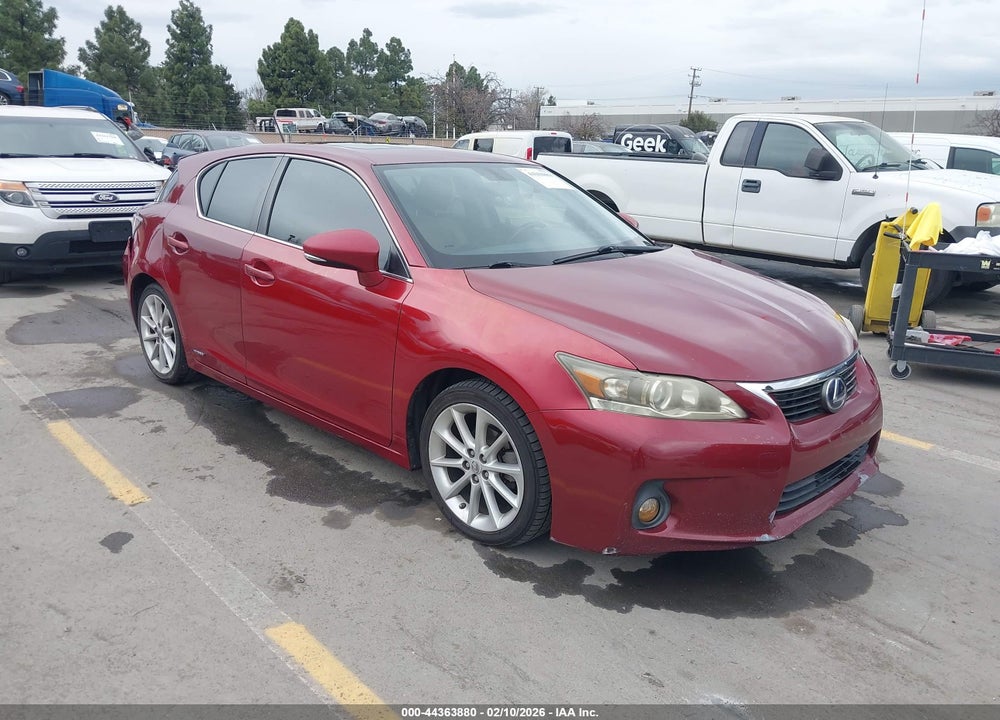 2013 LEXUS CT 200H VIN: JTHKD5BH8D2162240