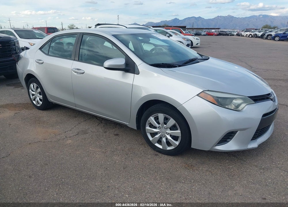 2016 TOYOTA COROLLA LE VIN: 5YFBURHE4GP445889