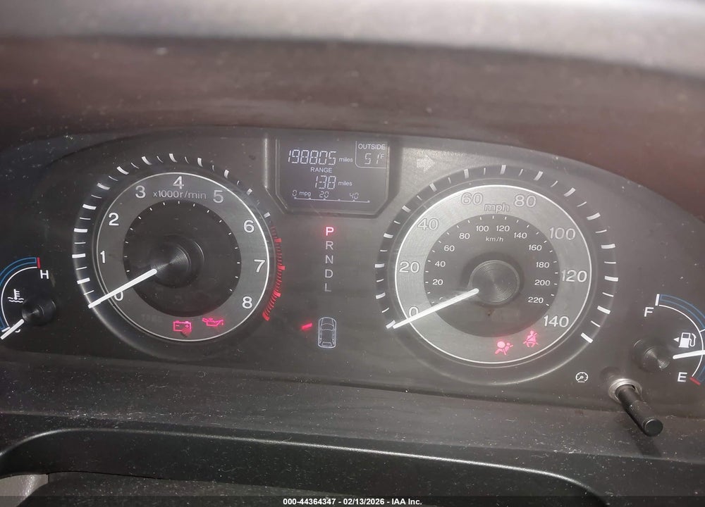 2013 HONDA ODYSSEY EX-L VIN: 5FNRL5H67DB086774