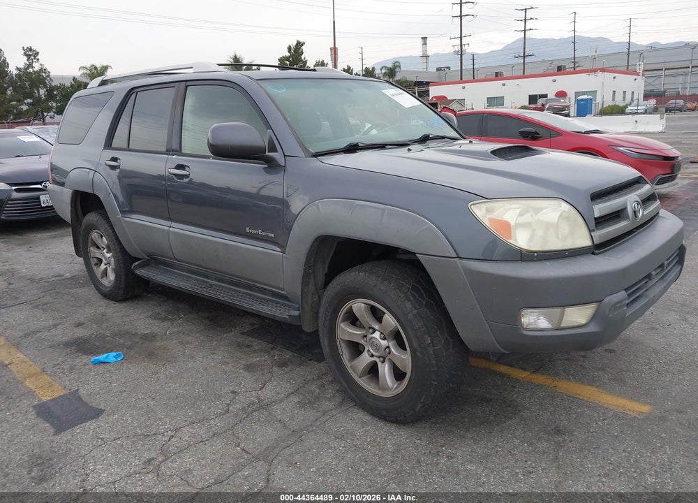 2003 TOYOTA 4RUNNER SR5 SPORT V6 VIN: JTEZU14R030005712