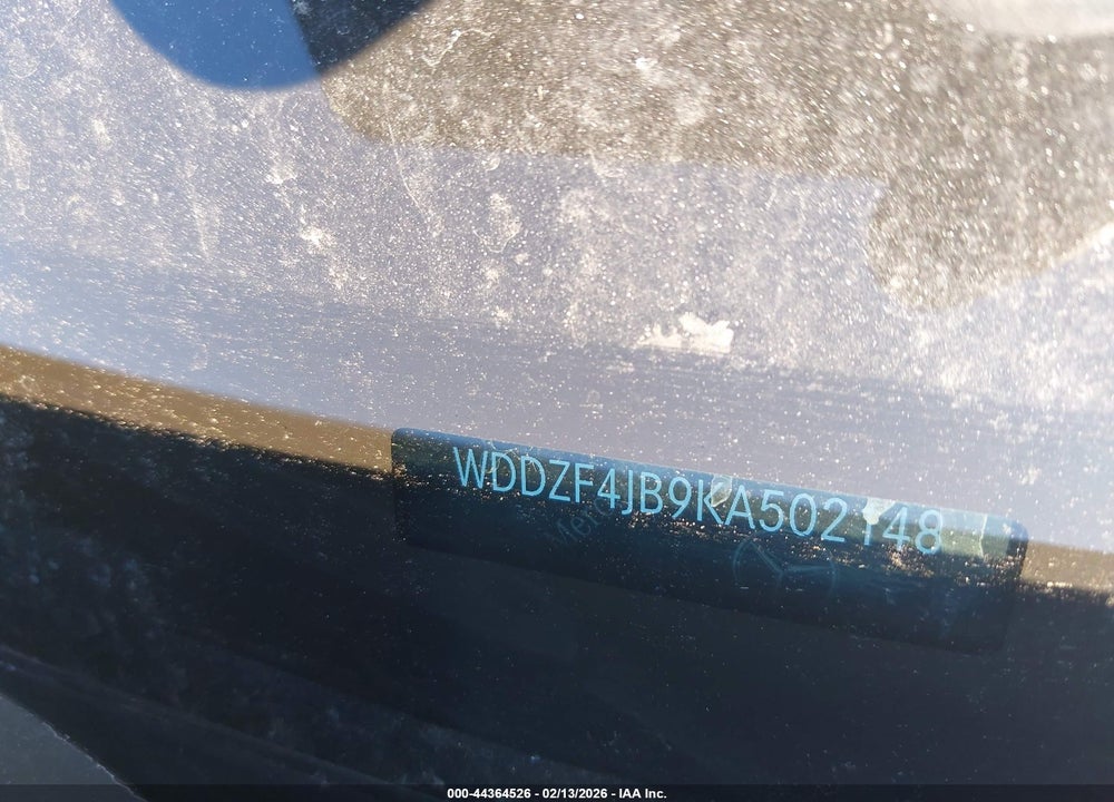 2019 MERCEDES-BENZ E 300 VIN: WDDZF4JB9KA502148