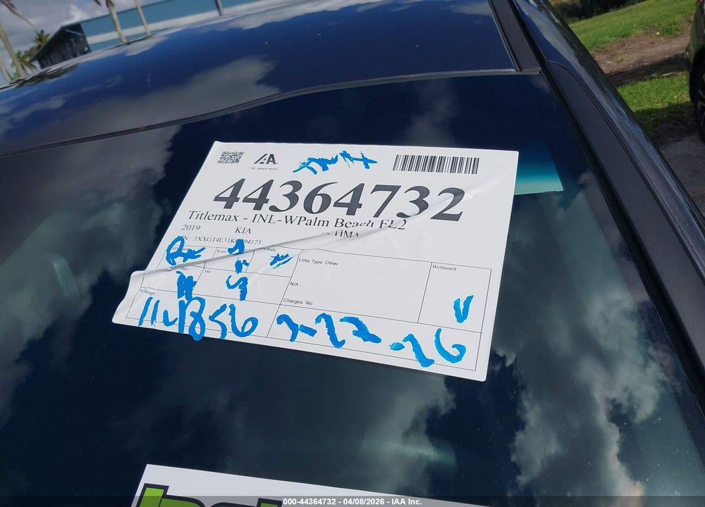 2019 KIA OPTIMA LX VIN: 5XXGT4L31KG294173