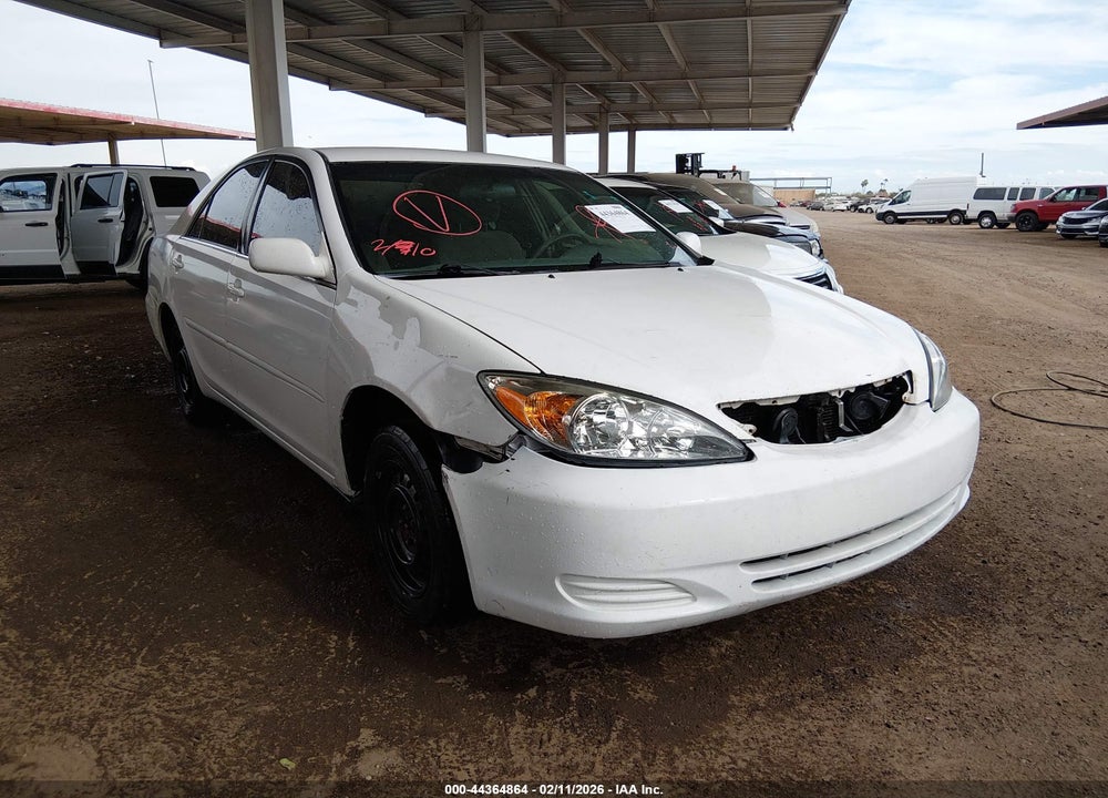 2004 TOYOTA CAMRY LE VIN: 4T1BE30K44U318324
