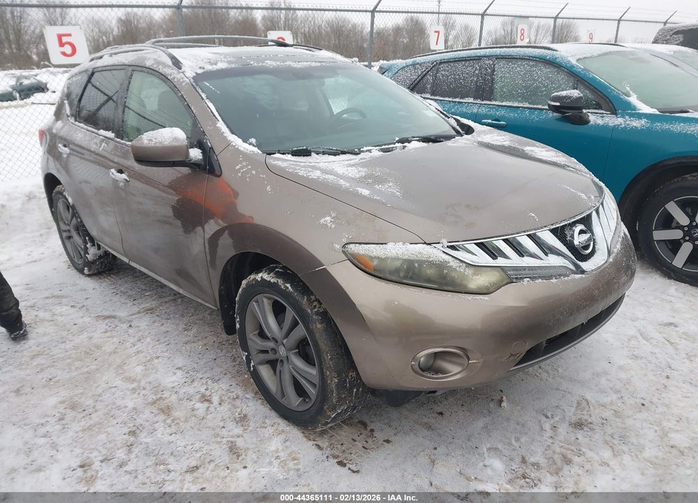 2009 NISSAN MURANO LE VIN: JN8AZ18W39W102108