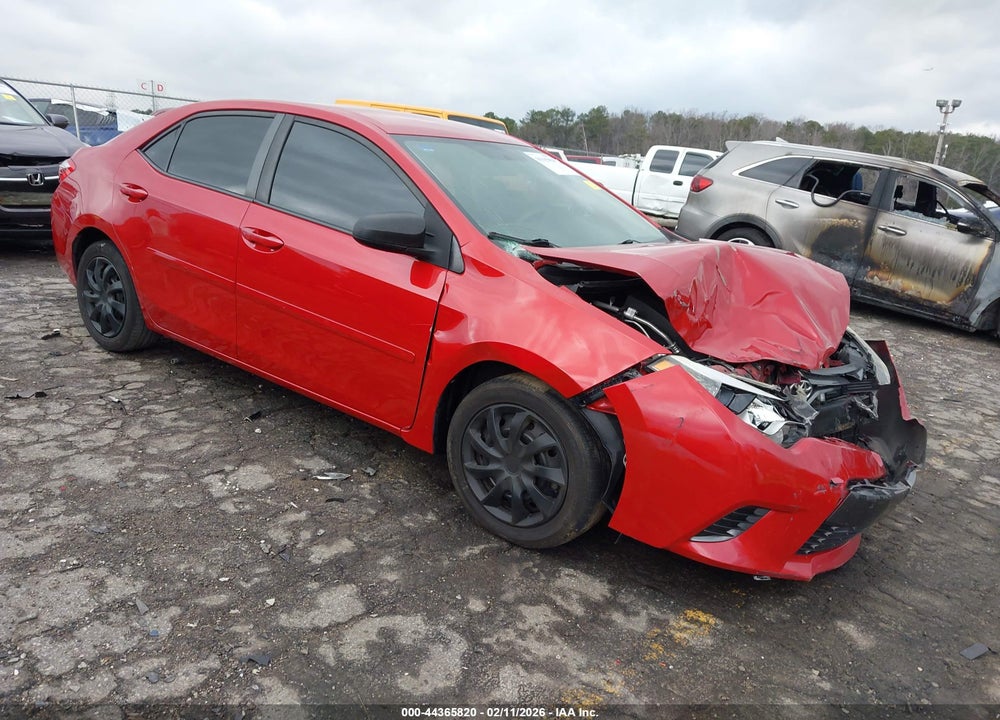 2016 TOYOTA COROLLA LE VIN: 2T1BURHE4GC720399