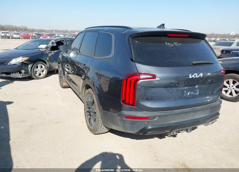 2022 KIA TELLURIDE EX VIN: 5XYP3DHC9NG281504