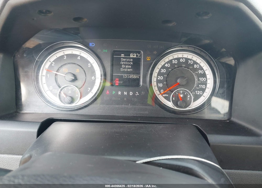 2019 RAM 1500 CLASSIC TRADESMAN  4X2 6'4 BOX VIN: 3C6JR6AG2KG657686