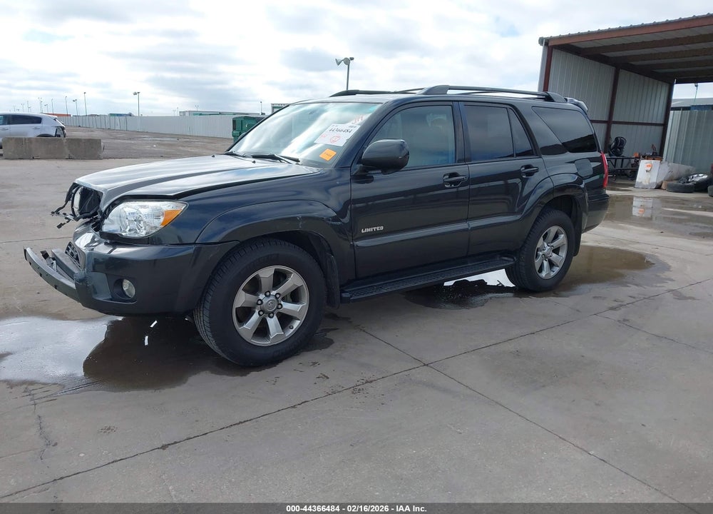 2007 TOYOTA 4RUNNER LIMITED V8 VIN: JTEZT17R178012237