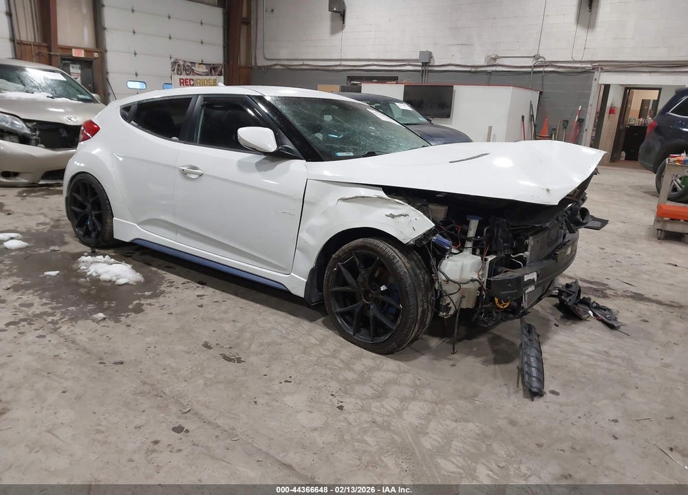 2013 HYUNDAI VELOSTER TURBO W/BLACK VIN: KMHTC6AE3DU130429