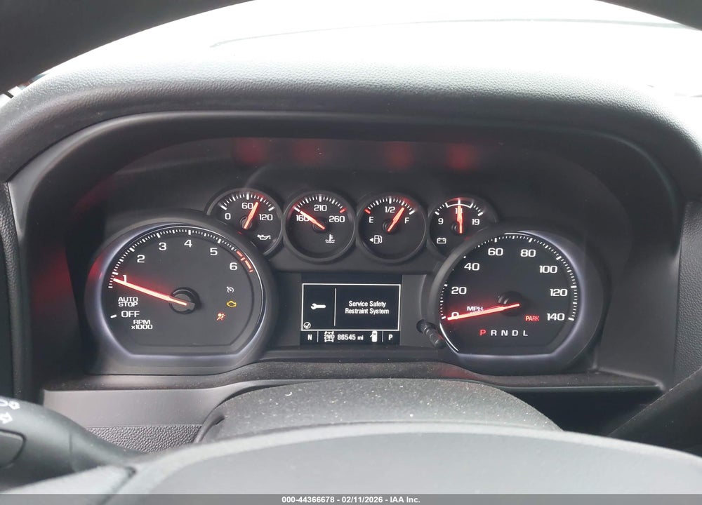 2021 CHEVROLET SILVERADO 1500 4WD  SHORT BED CUSTOM VIN: 3GCPYBEK0MG221855