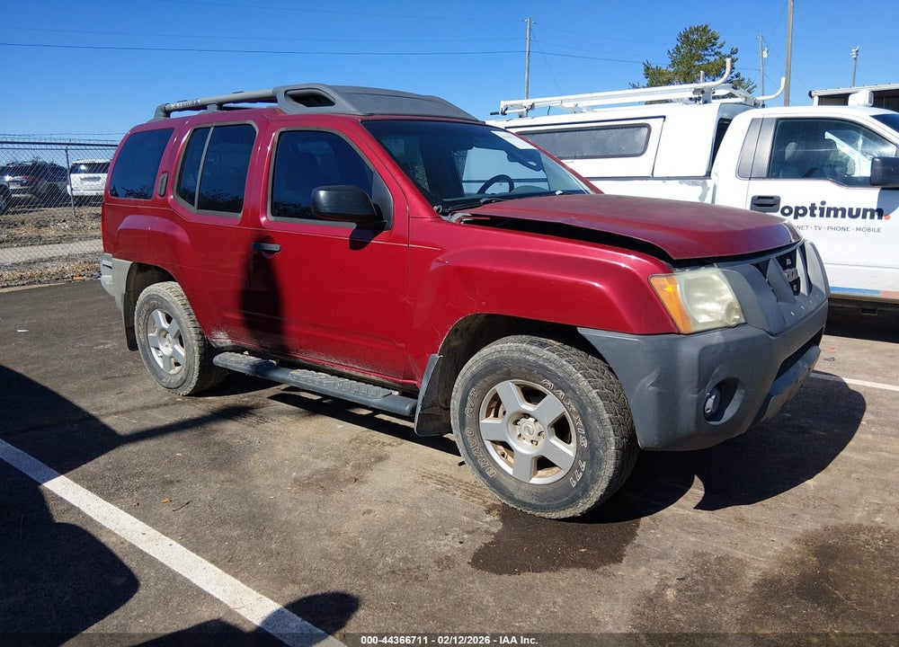 2008 NISSAN XTERRA S VIN: 5N1AN08W48C525079