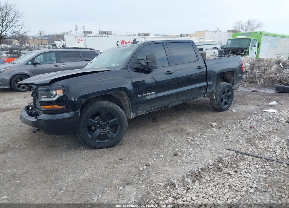 2018 CHEVROLET SILVERADO 1500 CUSTOM VIN: 3GCUKPEC4JG186954