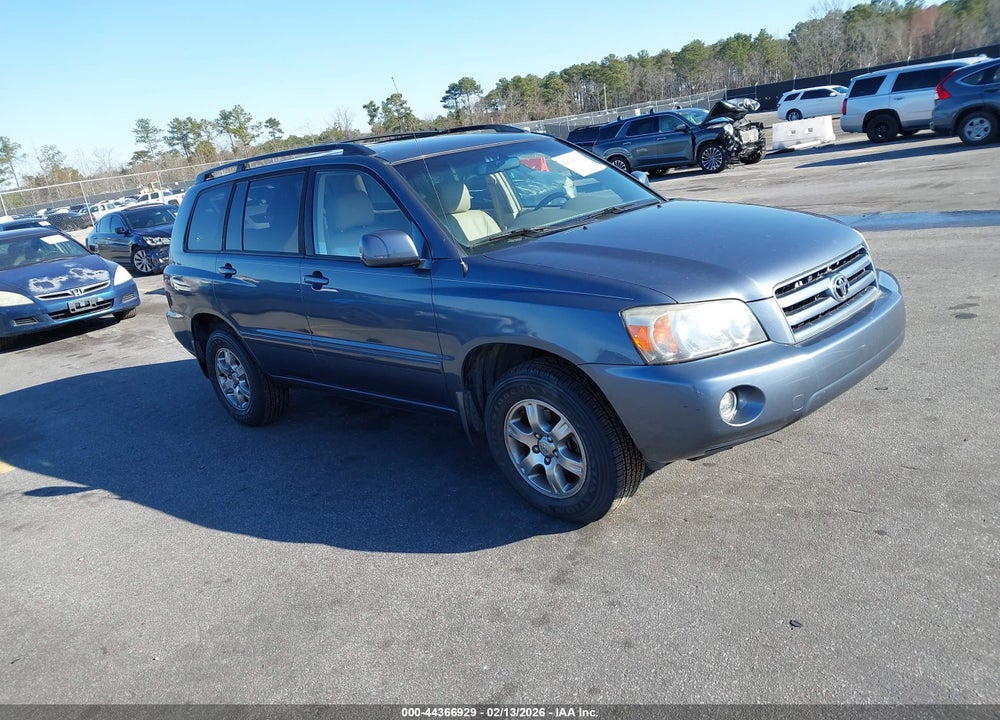 2005 TOYOTA HIGHLANDER V6 VIN: JTEGP21A850055862