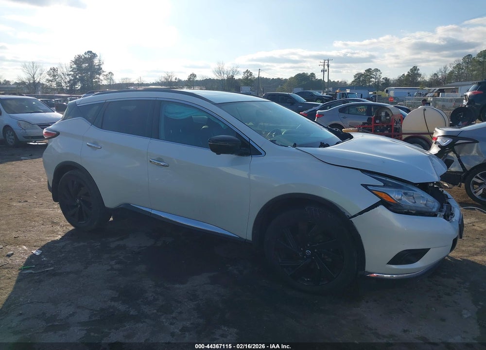 2017 NISSAN MURANO PLATINUM VIN: 5N1AZ2MH2HN158260