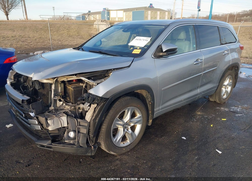 2017 TOYOTA HIGHLANDER LIMITED VIN: 5TDDZRFHXHS402156