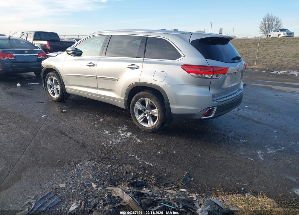 2017 TOYOTA HIGHLANDER LIMITED VIN: 5TDDZRFHXHS402156
