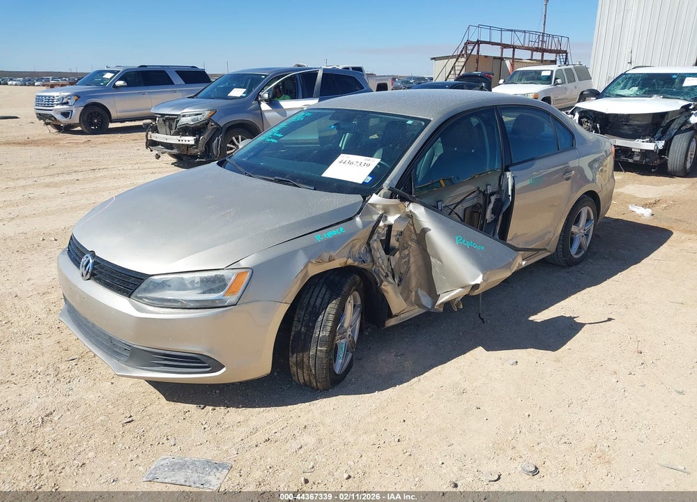 2014 VOLKSWAGEN JETTA 1.8T SE VIN: 3VWD17AJ7EM259844