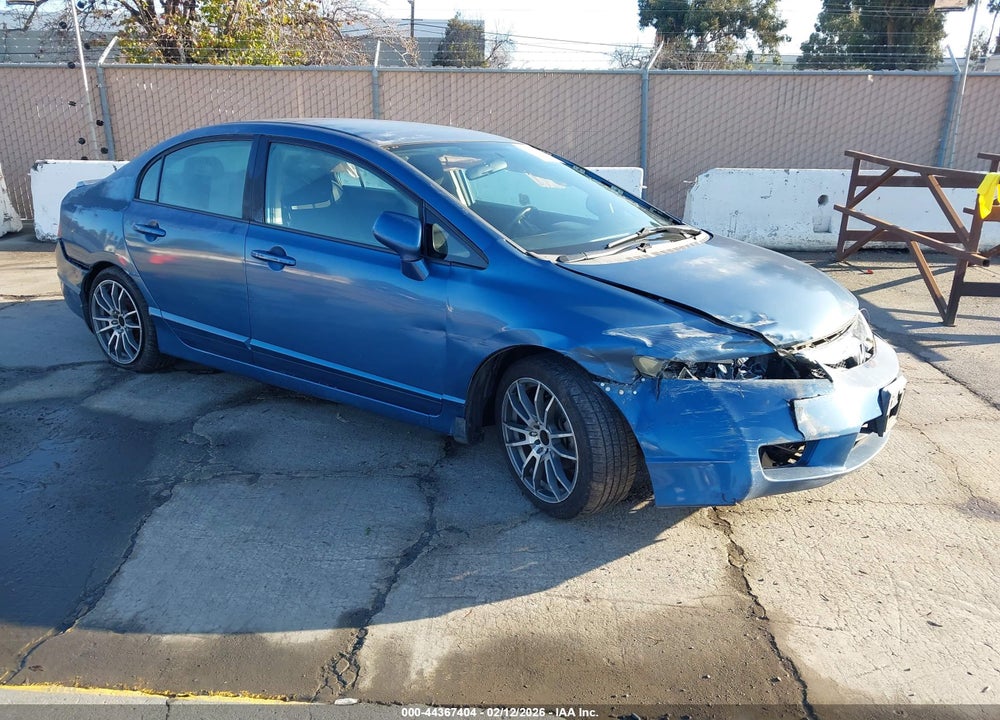 2009 HONDA CIVIC LX-S VIN: 19XFA16609E007754