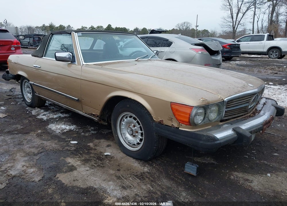 1984 MERCEDES-BENZ 380 SL VIN: WDBBA45A3EA010228