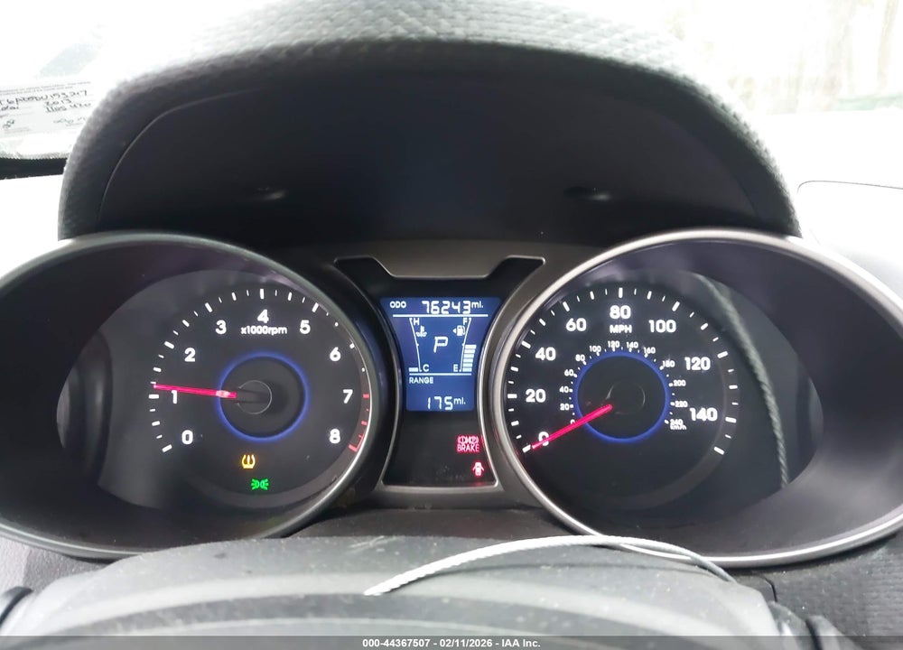2013 HYUNDAI VELOSTER MIX VIN: KMHTC6AD5DU153217