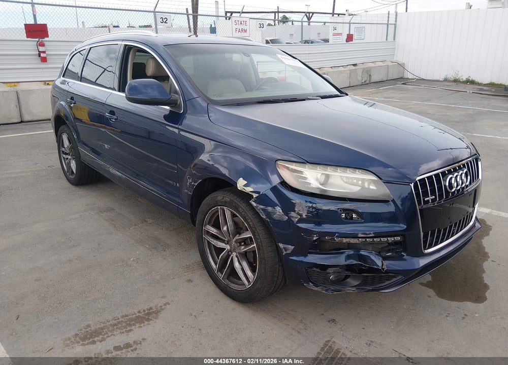 2013 AUDI Q7 3.0T S LINE PRESTIGE VIN: WA1DGAFE4DD011940