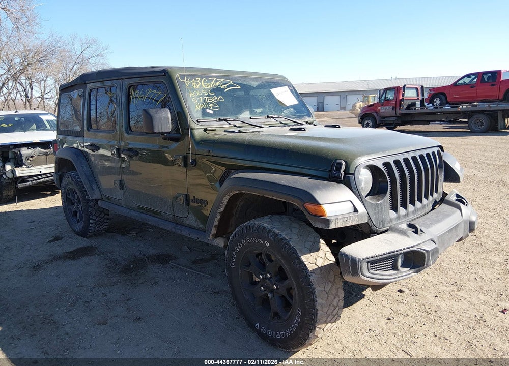 2021 JEEP WRANGLER UNLIMITED WILLYS 4X4 VIN: 1C4HJXDNXMW577880