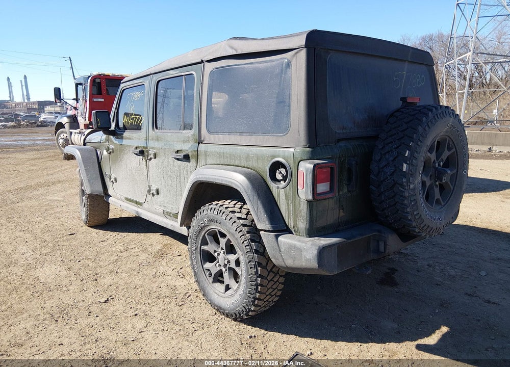 2021 JEEP WRANGLER UNLIMITED WILLYS 4X4 VIN: 1C4HJXDNXMW577880