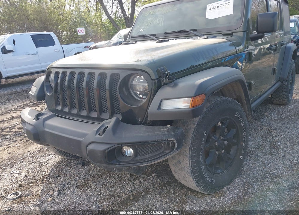 2021 JEEP WRANGLER UNLIMITED WILLYS 4X4 VIN: 1C4HJXDNXMW577880