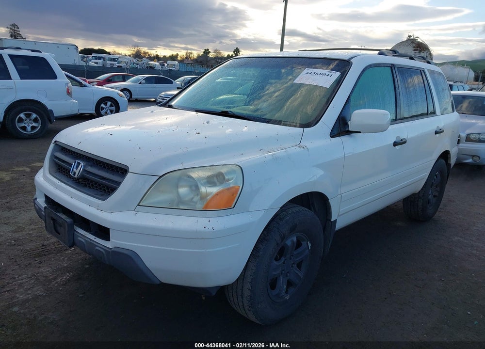 2004 HONDA PILOT EX-L VIN: 2HKYF18654H579477