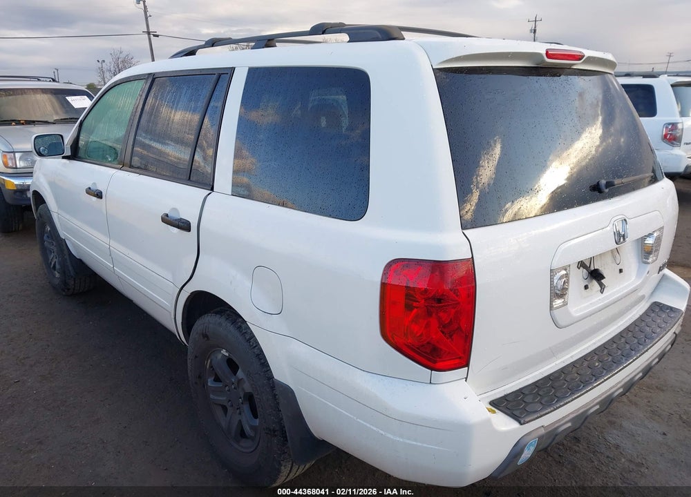 2004 HONDA PILOT EX-L VIN: 2HKYF18654H579477