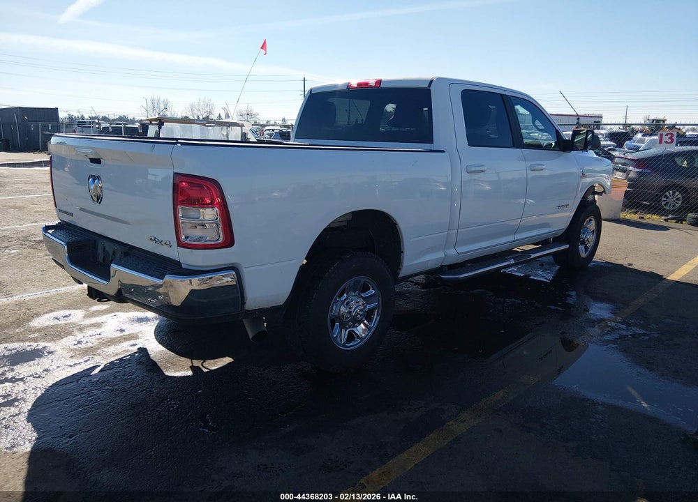 2021 RAM 2500 BIG HORN  4X4 6'4 BOX VIN: 3C6UR5DL3MG605230