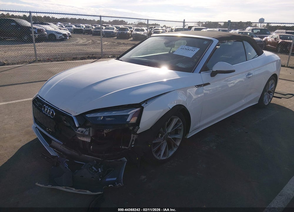 2021 AUDI A5 CABRIOLET PREMIUM PLUS 45 TFSI QUATTRO S TRONIC VIN: WAUWAGF54MN000916