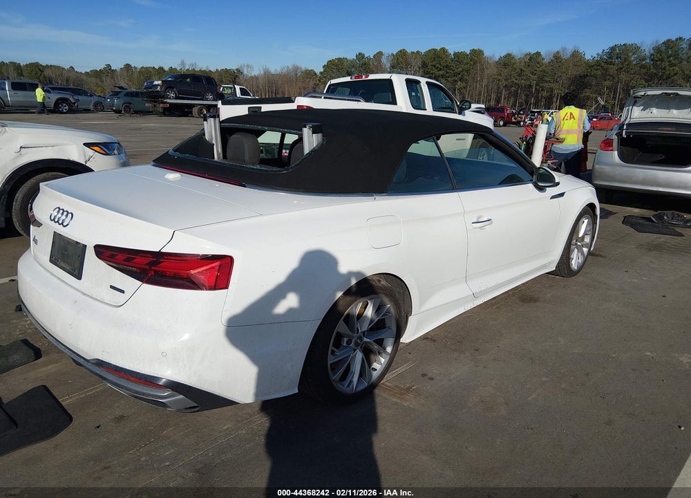 2021 AUDI A5 CABRIOLET PREMIUM PLUS 45 TFSI QUATTRO S TRONIC VIN: WAUWAGF54MN000916