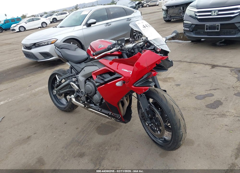 2025 TRIUMPH MOTORCYCLE DAYTONA 660 VIN: SMTL23UF7STBU8594