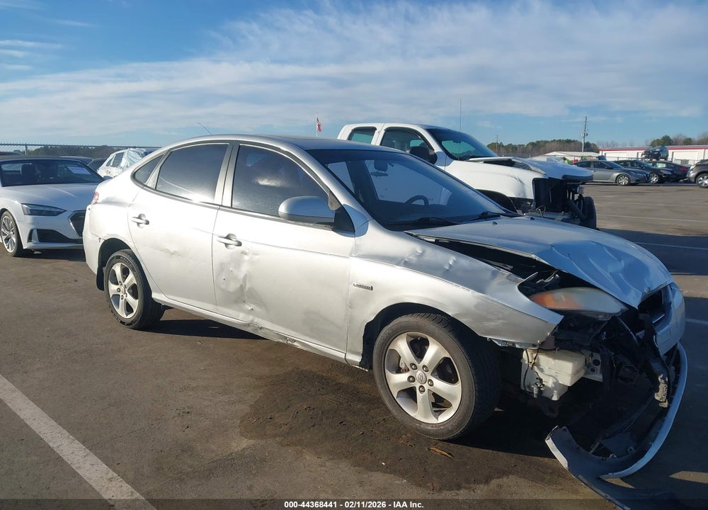 2007 HYUNDAI ELANTRA GLS/LIMITED/SE VIN: KMHDU46D07U124839