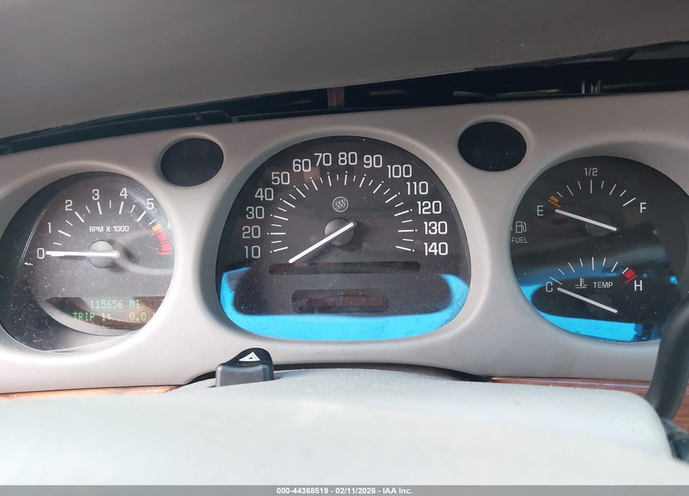 2000 BUICK LESABRE CUSTOM VIN: 1G4HP54K5Y4146286