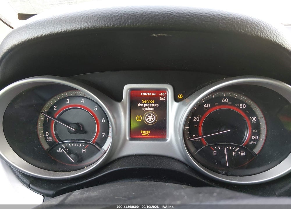 2013 DODGE JOURNEY SXT VIN: 3C4PDDBG8DT622441