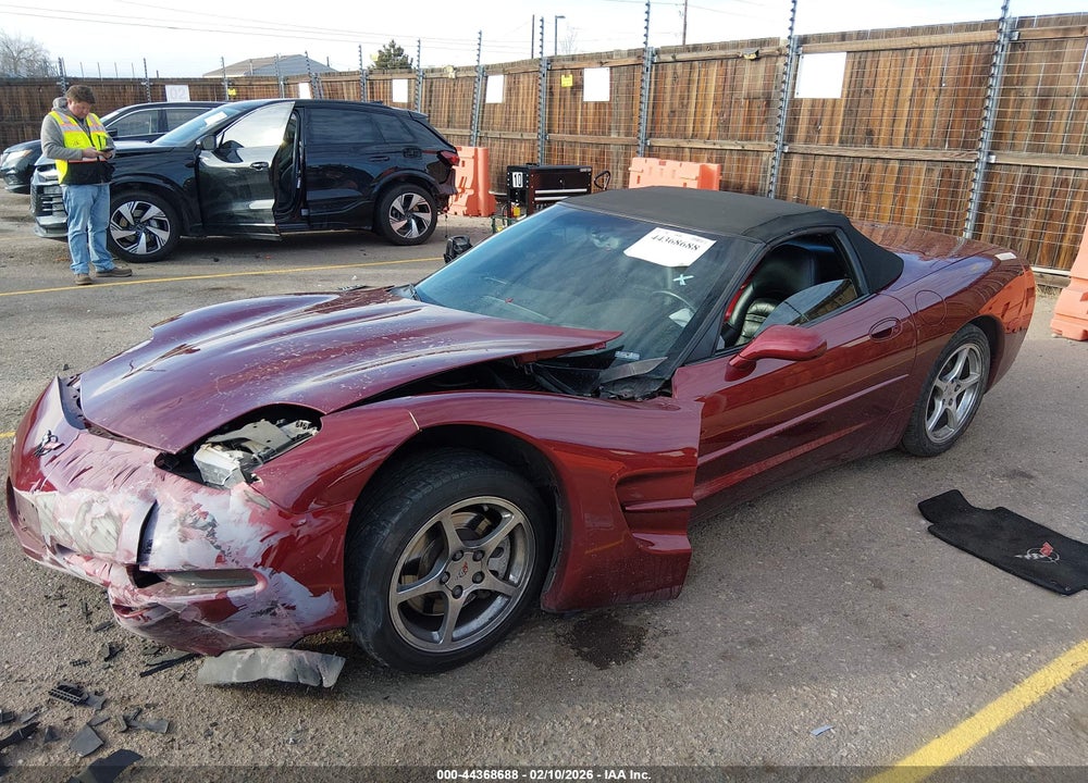 2001 CHEVROLET CORVETTE VIN: 1G1YY32G715130250