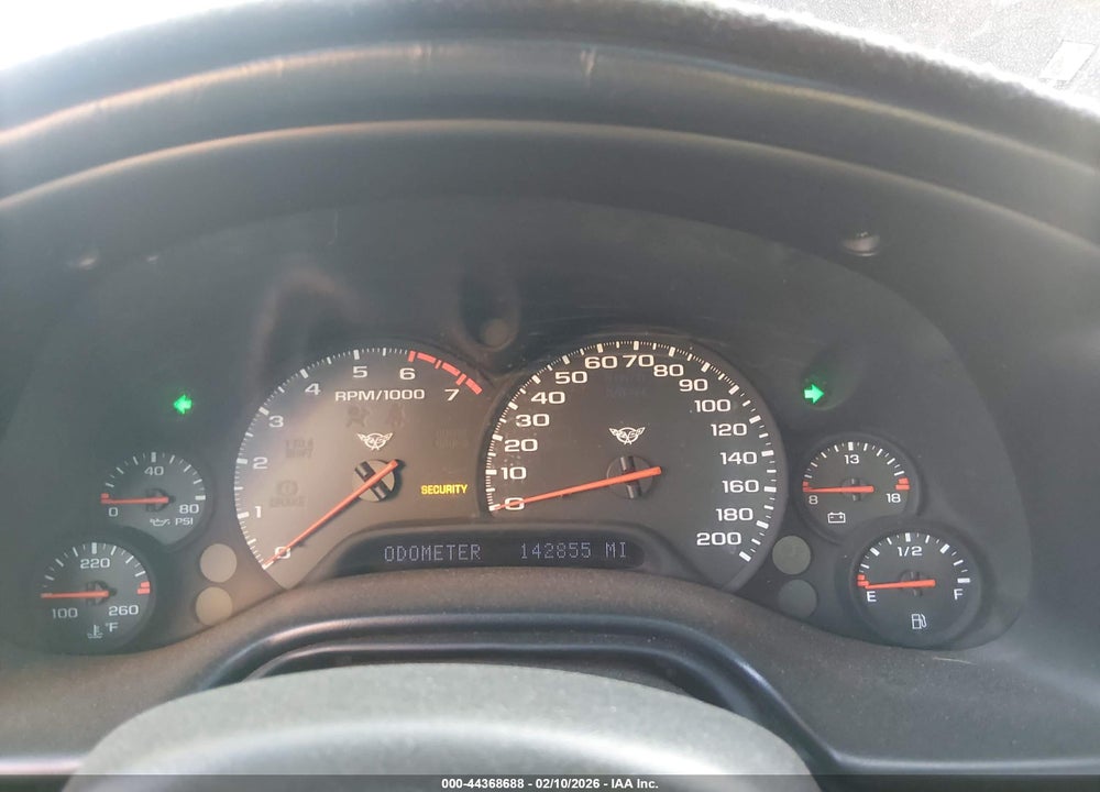 2001 CHEVROLET CORVETTE VIN: 1G1YY32G715130250