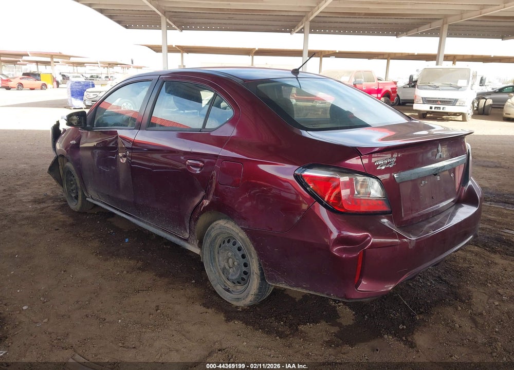2021 MITSUBISHI MIRAGE G4 CARBONITE EDITION/ES/LE VIN: ML32FUFJ4MHF01243