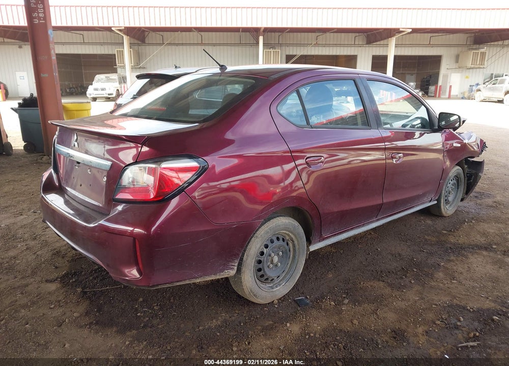 2021 MITSUBISHI MIRAGE G4 CARBONITE EDITION/ES/LE VIN: ML32FUFJ4MHF01243