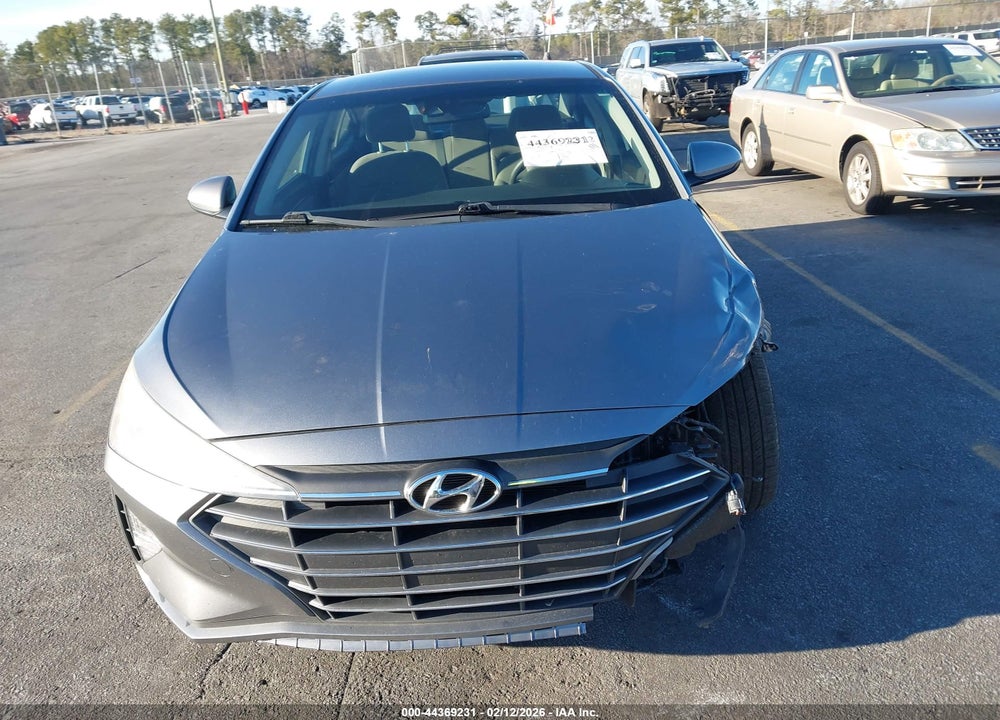 2019 HYUNDAI ELANTRA SEL VIN: KMHD84LF5KU871694
