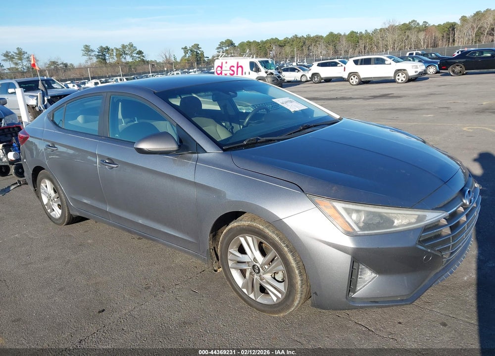2019 HYUNDAI ELANTRA SEL VIN: KMHD84LF5KU871694