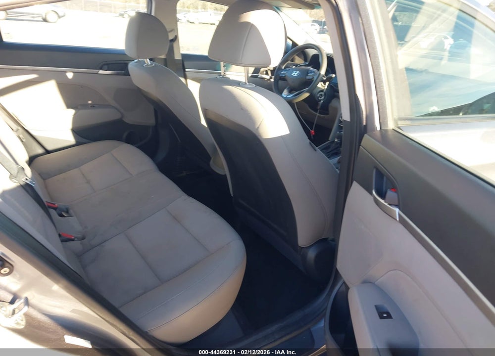 2019 HYUNDAI ELANTRA SEL VIN: KMHD84LF5KU871694
